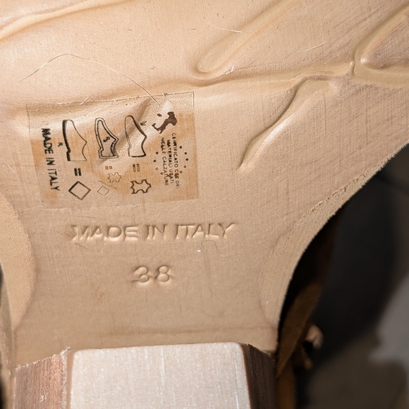 Sundance Suede Ankle Boots with decorative toe cap, Size 38 (Size 8), Brown - Picture 8 of 10